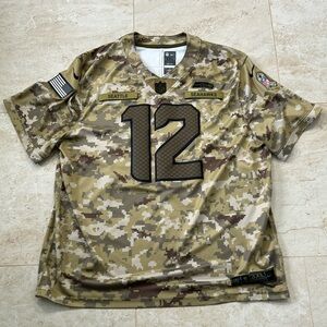 Seahawks military 12th fan jersey